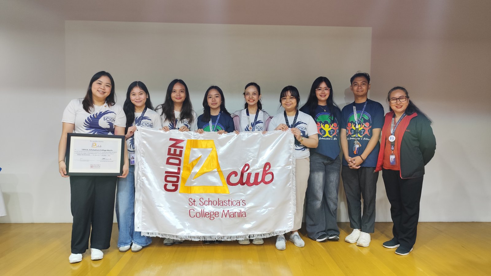 Golden Z Club Induction at St. Scholastica's College