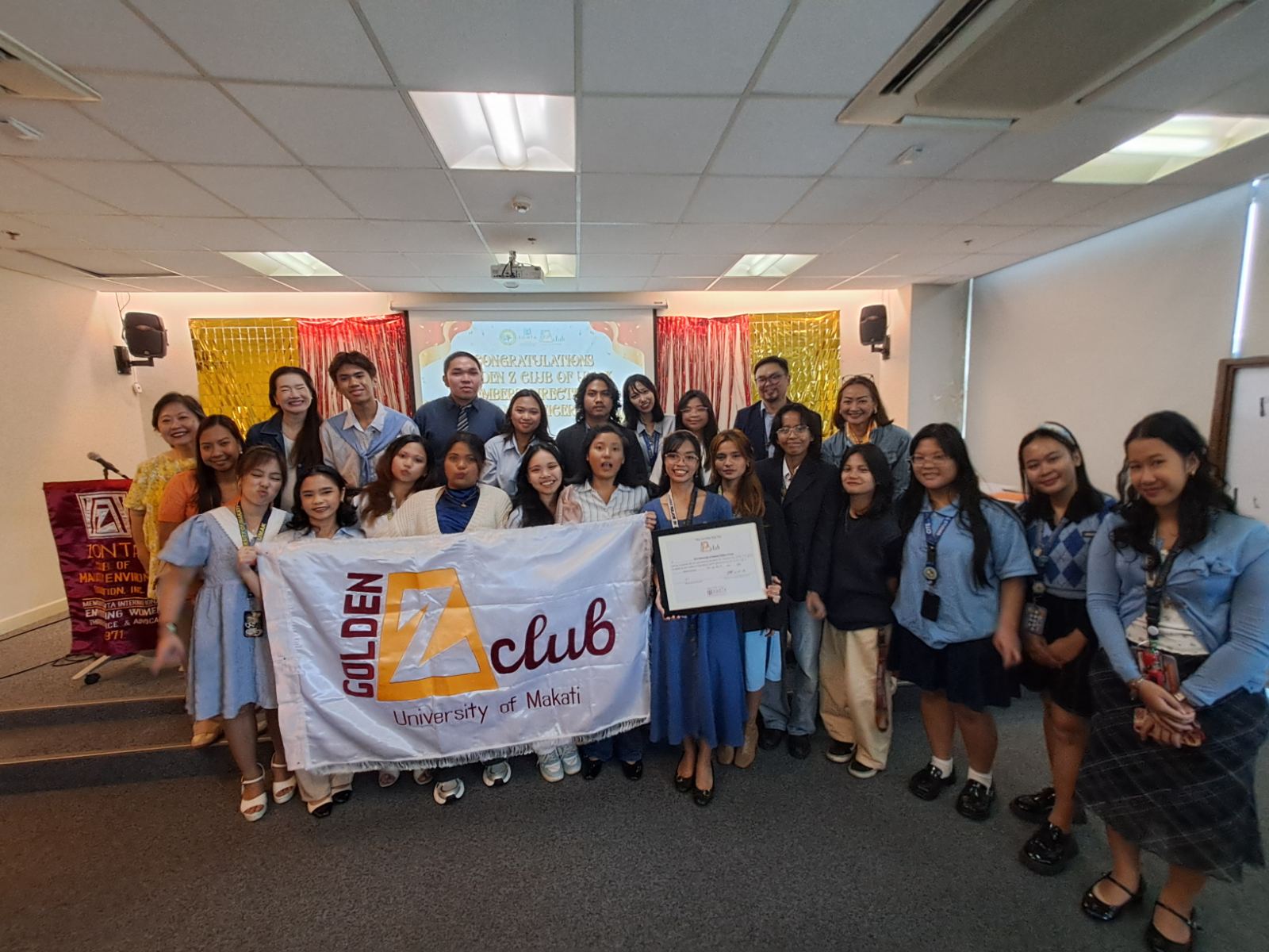 Golden Z Club of UMak Officially Chartered